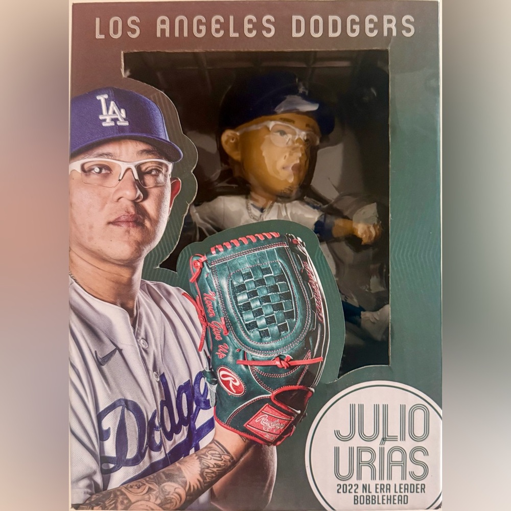 Los Angeles  Dodgers Julio Urías Bobblehead Box nib saga